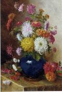 Floral, beautiful classical still life of flowers.111 unknow artist